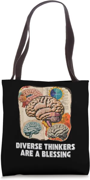 Diverse Thinkers Inspirational Design Inclusion Tote Bag