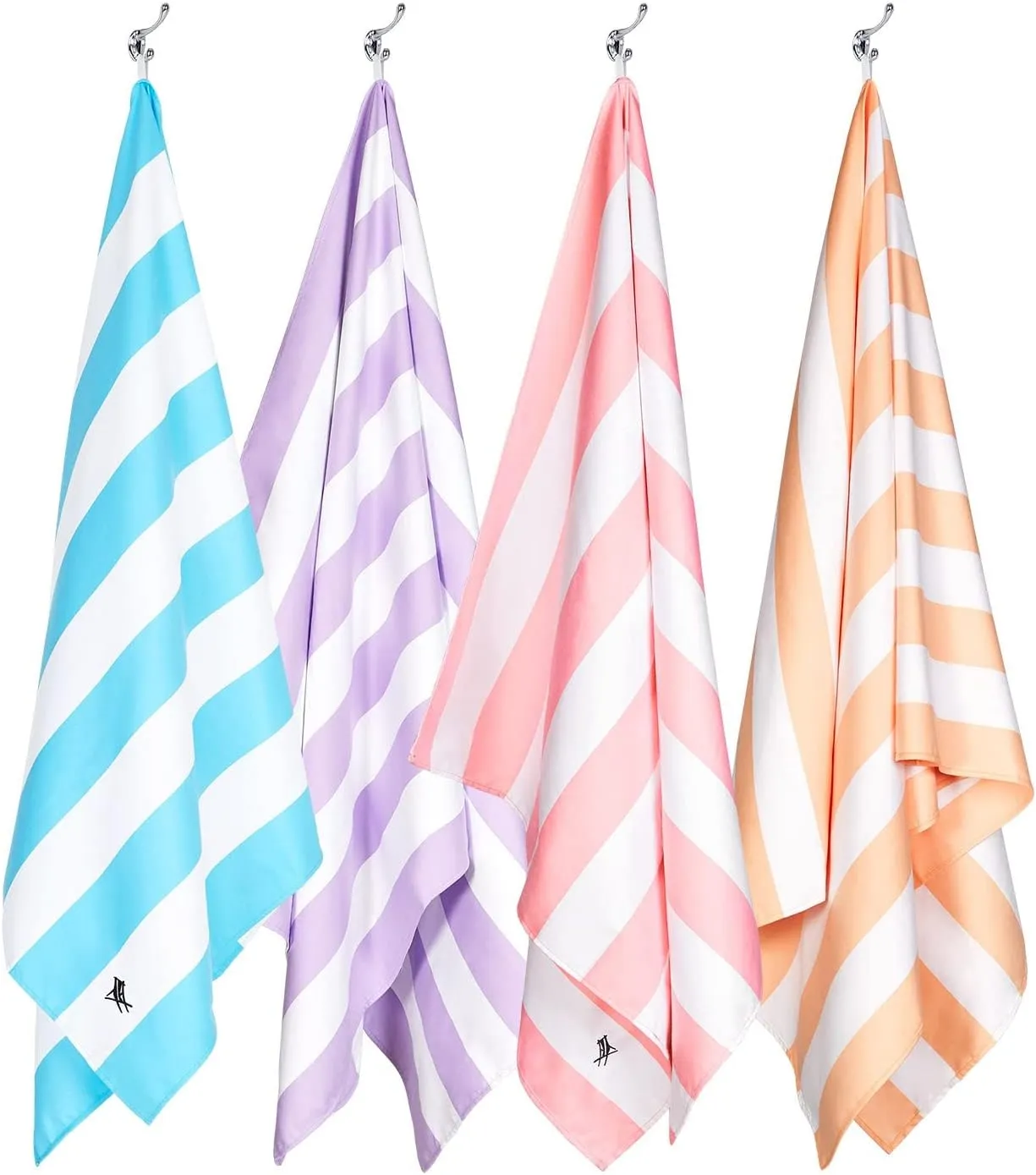 Dock & Bay Beach Towel - Quick Dry, Sand Free - Compact, Lightweight - 100% Recycled - Includes Bag - Cabana Light - Lombok Lilac - Large (160x90cm, 63x35)