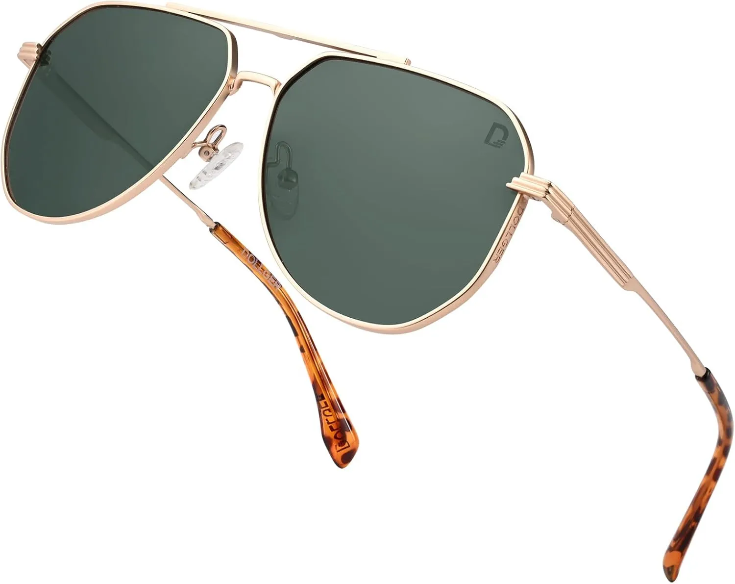 Dollger Aviator Sunglasses For Men Women Trendy Fashion Cool Sun Glasses UV400 Blocking For Driving Fishing Hiking