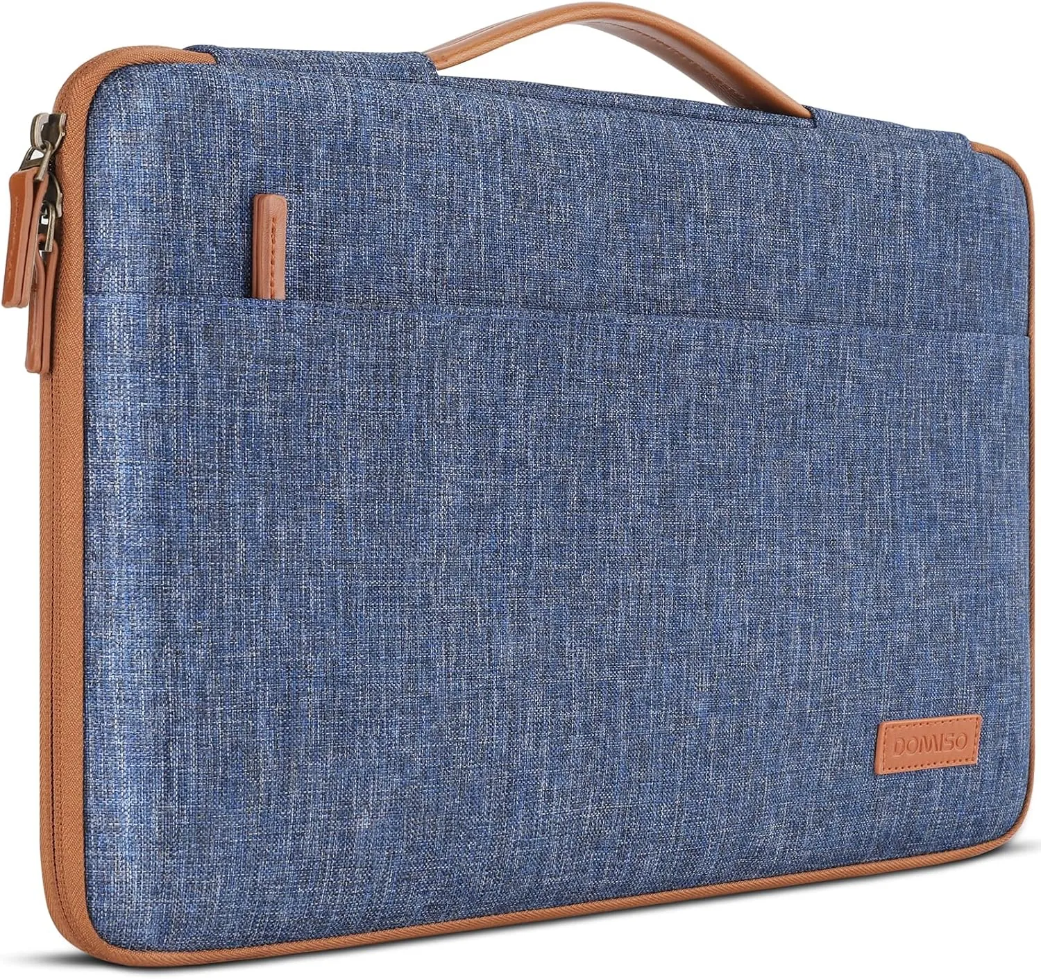DOMISO 14 Inch Laptop Sleeve Case Carrying Bag Case for 14" Notebook/Chromebook S330/ThinkPad A475 A485 E485 T480s/HP ProBook 640 645 G4/Dell Inspiron 5481 5482 5490 Chromebook 14, Blue