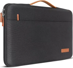 DOMISO 15.6 inch Laptop Sleeve Case Waterproof Carrying Bag for 15.6" Notebook/Yoga 730 IdeaPad 530S ThinkPad L580/Flex 4 5/ASUS ROG Zephyrus GX501/Dell New Latitude 3590/HP EliteBook,Black