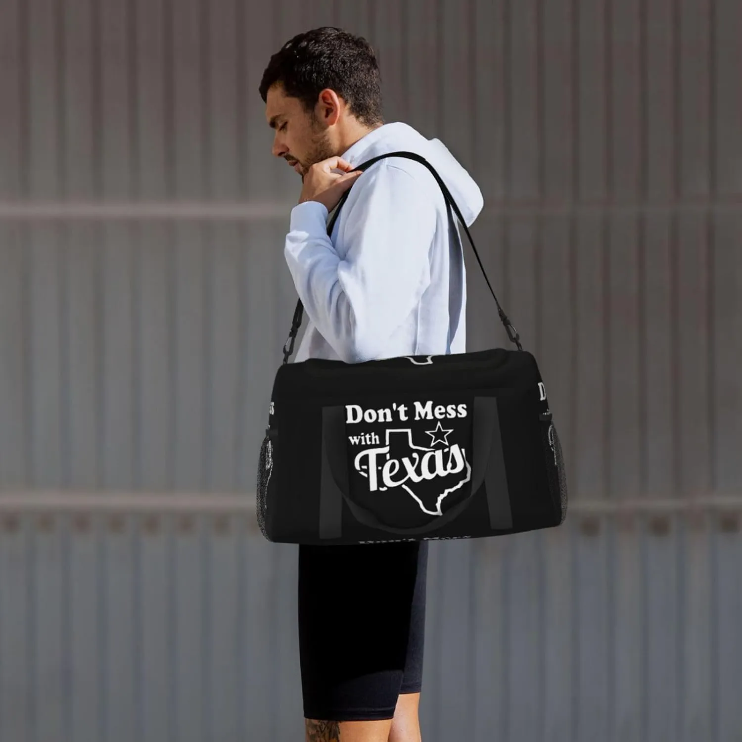 Don T Mess With Texas Travel Duffel Bag Large Foldable Waterproof Overnight Bag For Beach Swim Bags Pool Sports Gym