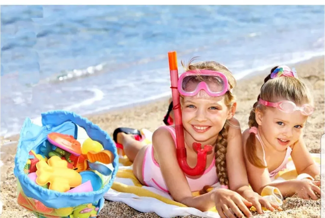 Drawstring Beach Toys Bag