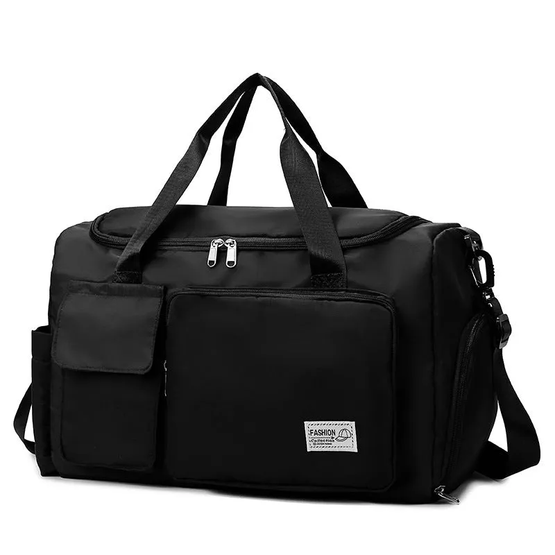Dry Wet Separation Contrast Color Short Luggage