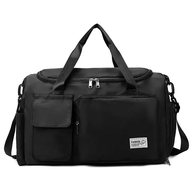 Dry Wet Separation Contrast Color Short Luggage