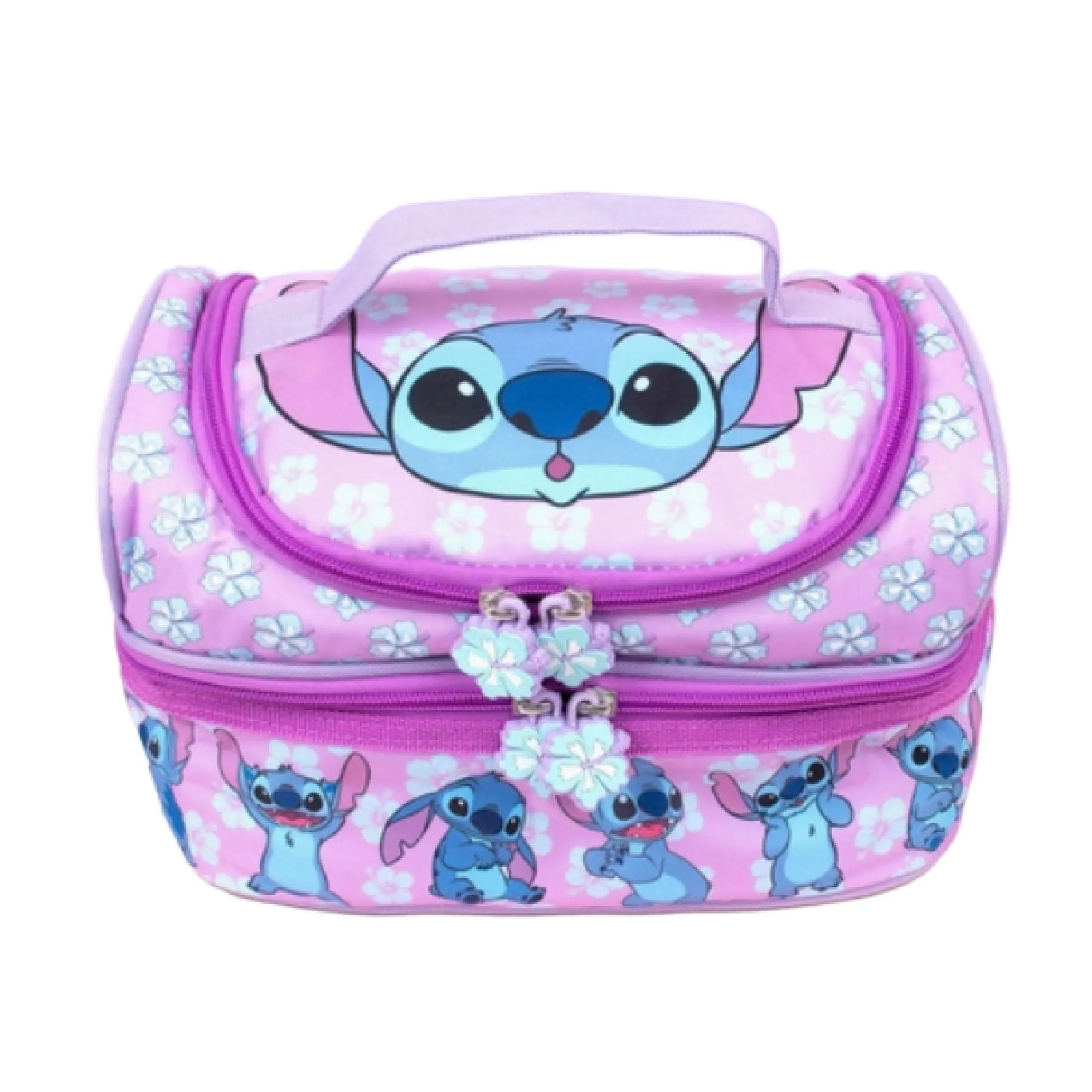 Dual Compartment Insulated Lunch Bag - Stitch