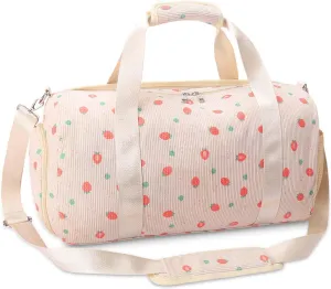 Duffle Bag for Girls Kids- foldable duffle bag Gym Bag with Shoes Compartment & Wet Separation Waterproof Sports Overnight Travel Sleepover Ballet Bag