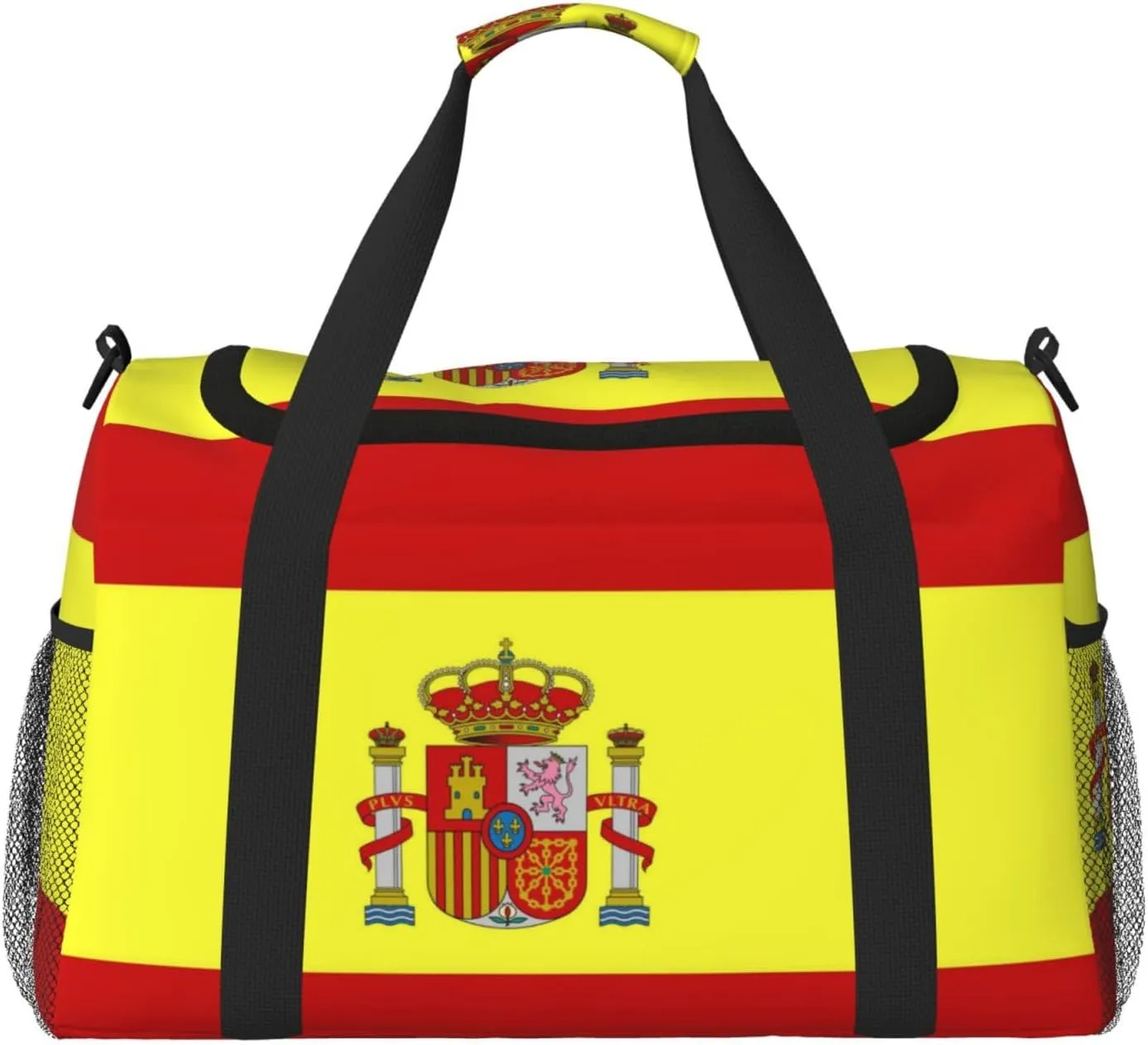 Duffle Bag Spanish Flag Travel Duffel Bag Weekender Bag For Men Womentravel Sports Gym