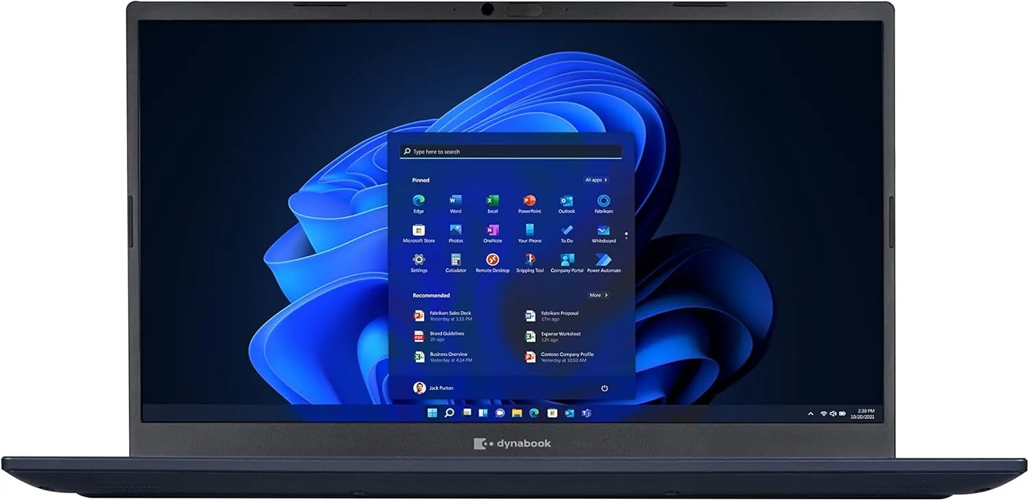 dynabook Tecra A50-K1538 Laptop, 12th Gen Intel Core i7-1260P, 16 GB RAM, 512 GB SSD, 15.6” FHD Display, Windows 10 Pro, Wi-Fi 6E, Spill-Resistant Backlit Keyboard with 10-Key (PML20U-00W006)