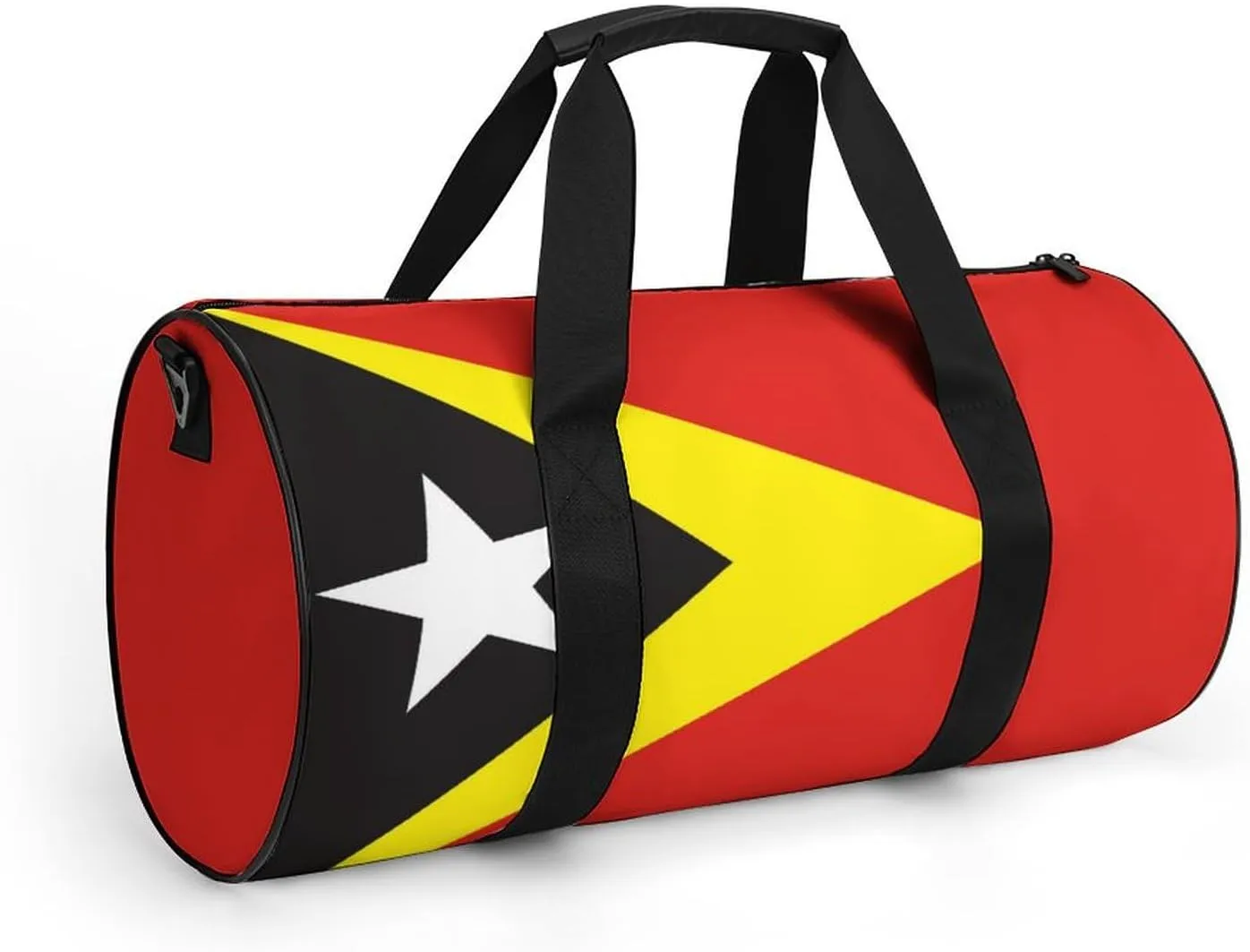 East Timor Flag Waterproof Gym Duffel for Men Women Sports Travel Tote Bag