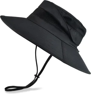 EINSKEY Waterproof Sun Hat for Men Women, UPF 50  UV Protection Wide Brim Packable Hat for Fishing Hiking Garden Safari Beach
