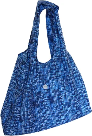 erda Tide-Dye Blue Sand-Free Travel Beach Bag