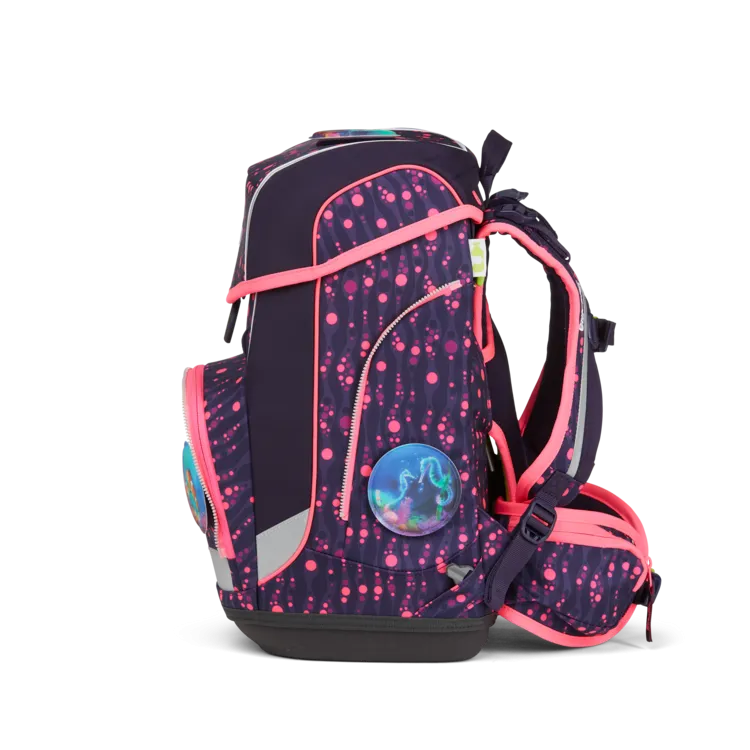 ergobag SET Cubo 5-pcs School Bag Bearmuda Square / WinterwonBearland Glow