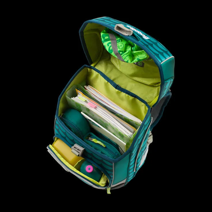 ergobag SET Cubo 5-pcs School Bag Bearmuda Square / WinterwonBearland Glow
