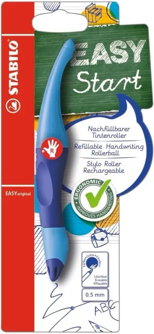 Ergonomic Rollerball - STABILO EASYoriginal - Right-Handed - Dark Blue/Light Blue
