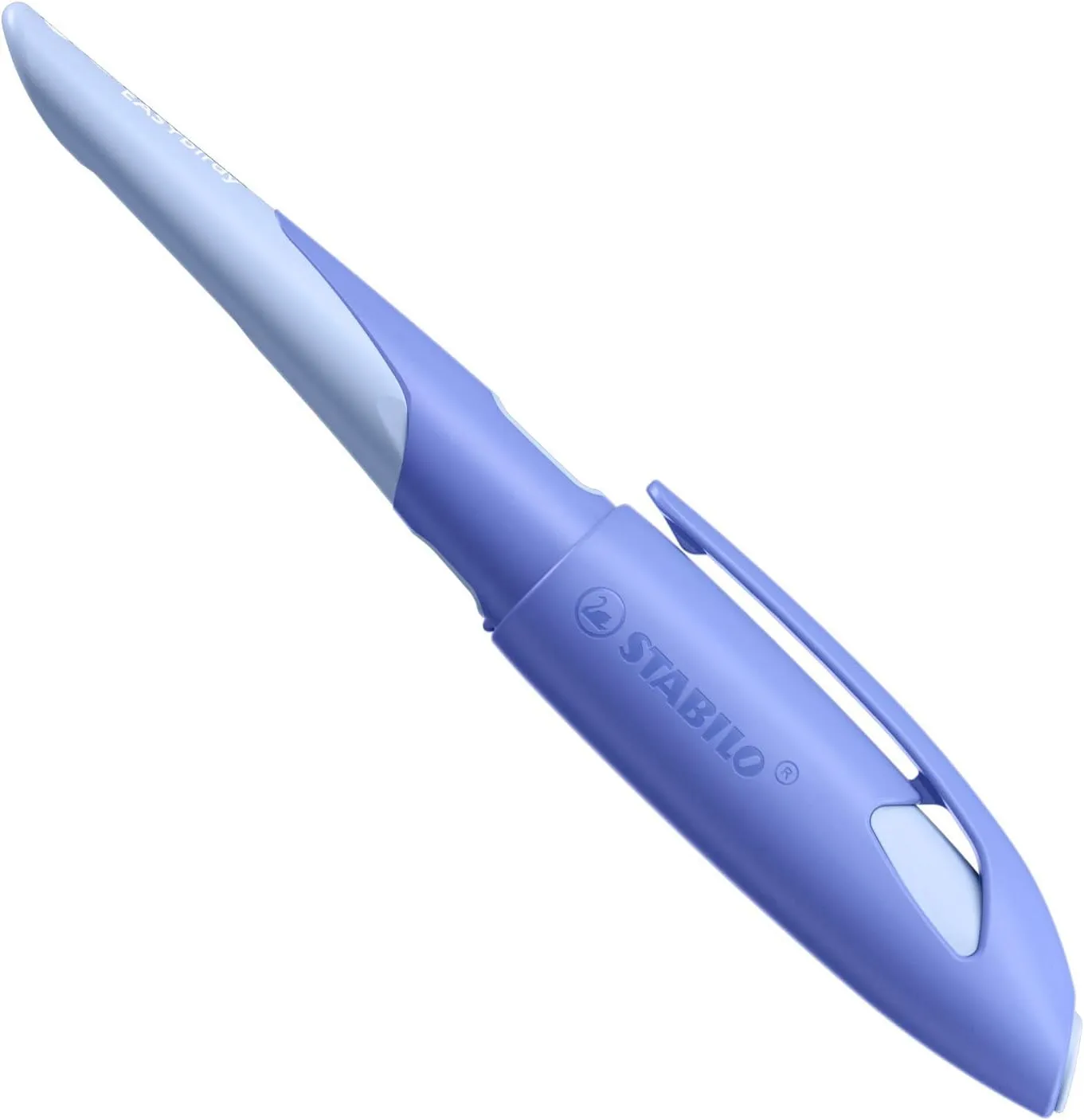Ergonomic School Fountain Pen - STABILO EASYbirdy - M Nib - Left Handed - Blue/Light Blue   tool for nib exchange