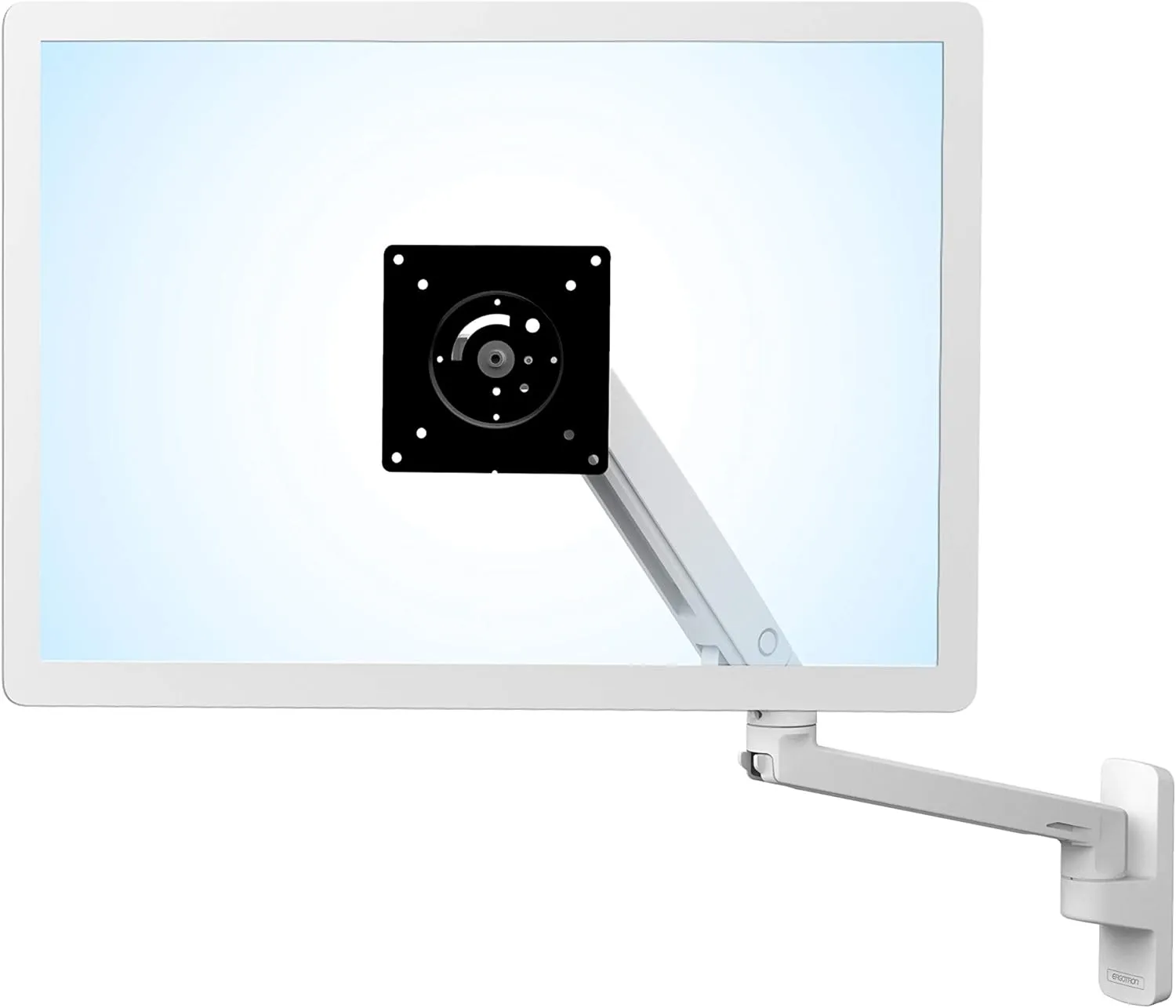 Ergotron – MXV Single Monitor Arm, VESA Wall Mount – for Monitors Up to 34 Inches, 7 to 20 lbs – White