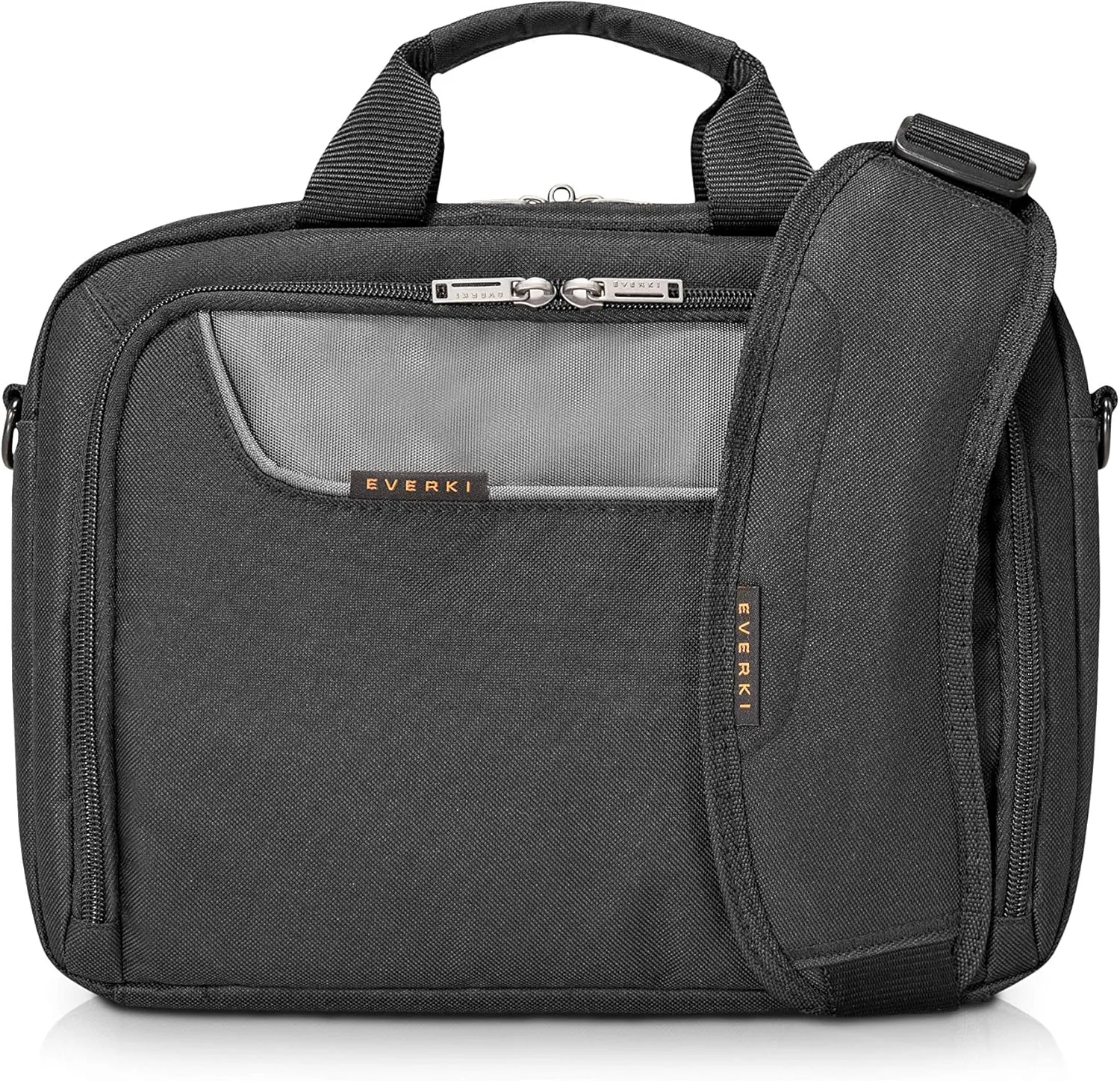 Everki Advance Laptop Briefcase 11.6 Inch - Business Briefcase for Men & Women, Ideal Lap Top Computer Bag for Travel, Heavy Duty Laptop Bag, Lap Top Shoulder Bag Carrying Case - (EKB407NCH11) Black