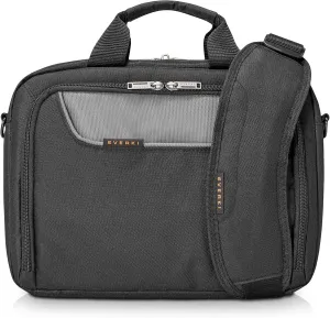 Everki Advance Laptop Briefcase 11.6 Inch - Business Briefcase for Men & Women, Ideal Lap Top Computer Bag for Travel, Heavy Duty Laptop Bag, Lap Top Shoulder Bag Carrying Case - (EKB407NCH11) Black