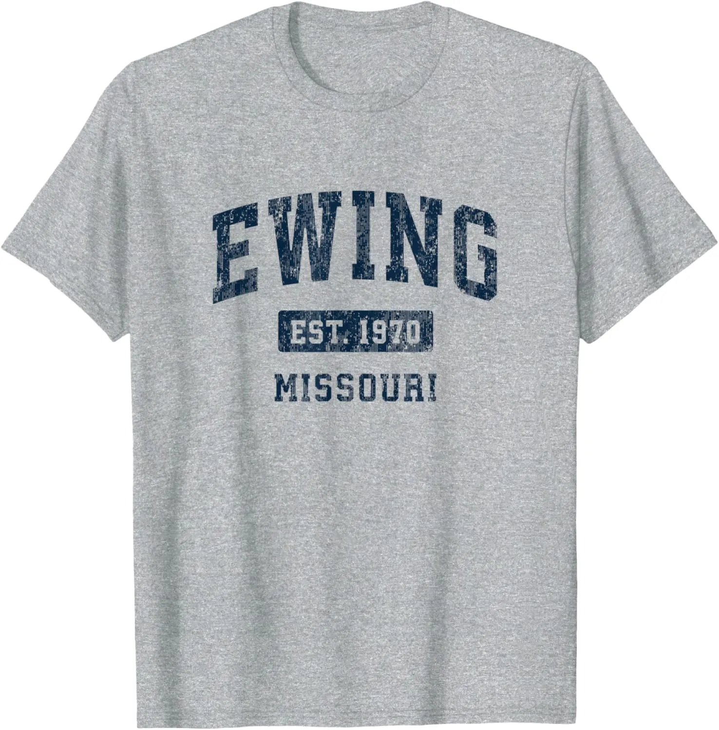 Ewing Missouri MO Vintage Athletic Sports Design T-Shirt