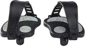 Exercise Bike Pedals with Straps for Peloton Bike, Spin Cycling Bike, Indoor Exercycle Bike, Stationary Recumbent Bicycle Replacement Parts