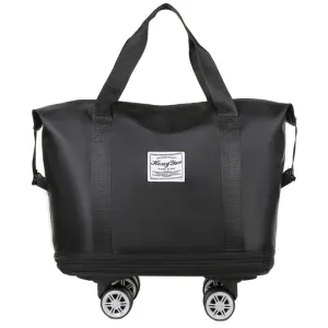 Expandable Foldable Luggage Bags For Travel With Removable Wheels