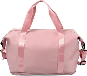 Expandable Travel Duffle Bag Weekender Carry on Overnight Bag Gym Bag for Women
