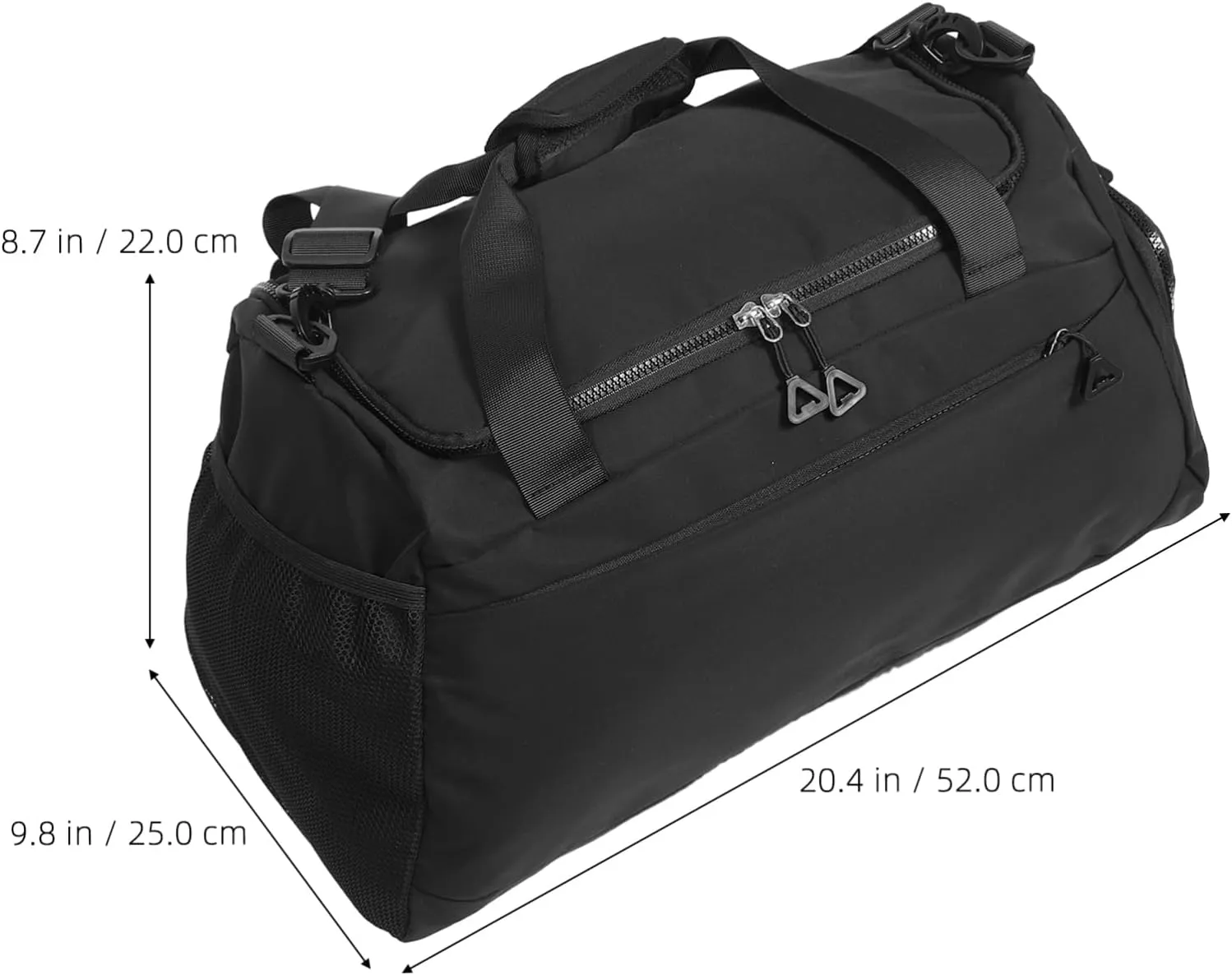 Fashion Duffel Bag with Wet Pocket Portable Gym Backpack for Men Lightweight Multi Compartment Travel Tote for Fitness Sports and Weekend Versatile Dry Wet Separation Design