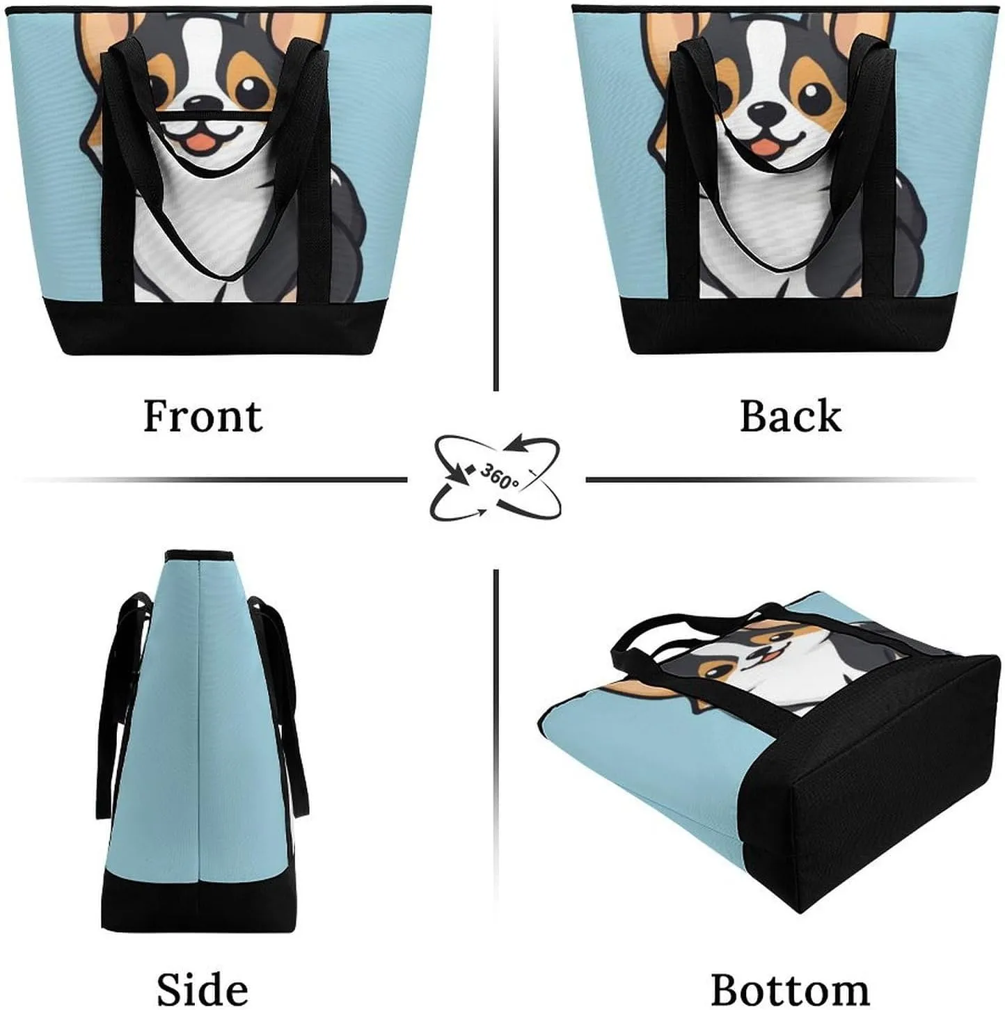 Fashionable Large Thermal Tote Bag Insulated Work/Commute Bag For Women & Men