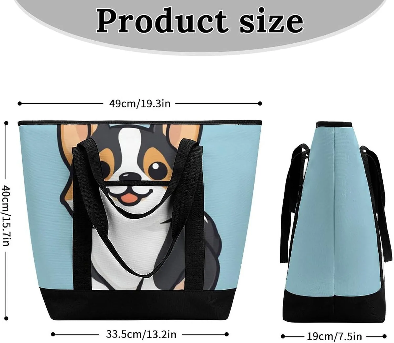 Fashionable Large Thermal Tote Bag Insulated Work/Commute Bag For Women & Men