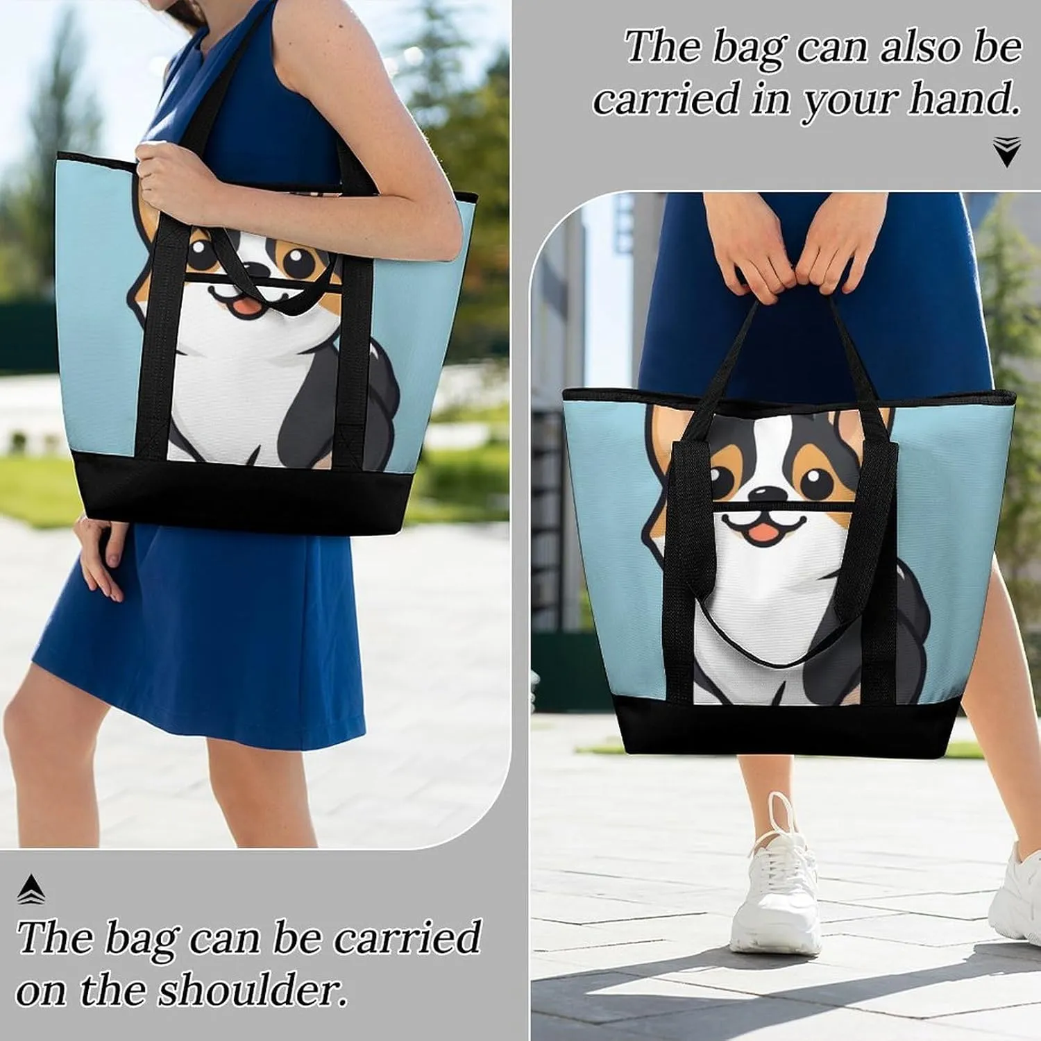 Fashionable Large Thermal Tote Bag Insulated Work/Commute Bag For Women & Men