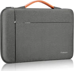 Ferkurn Laptop Case Bag Chromebook Case Sleeve for MacBook Air/Pro, Dell Inspiron, ASUS Zenbook, HP Pavilion, Lenovo IdeaPad, Samsung Chromebook, Acer, Computer Carrying Bag Cover, Grey, 11 Inch