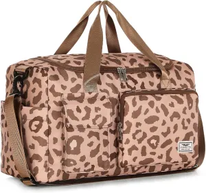FIORETTO Women's Gym Duffle Bag with Shoes Compartment, 37L Capacity, Ideal for Travel, Gym, Sports, Duffel, Weekender