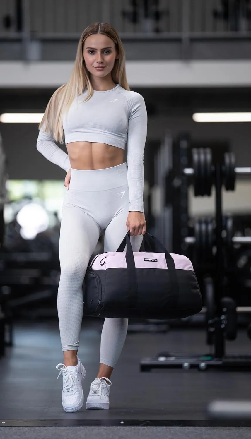 Fitgriff® Gym Bag V2 for Men and Women with Shoe & Wet Compartment - Duffle Bag for Travel, Sports, Fitness and Workout