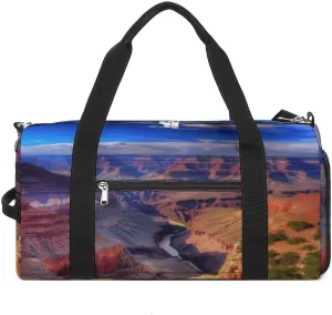 Fitness Bag,Beauty Grand Canyon Print Gym Bag,sports Travel Fitness Bag,essentials Gym Bag,gym Bag with Shoe Compartment