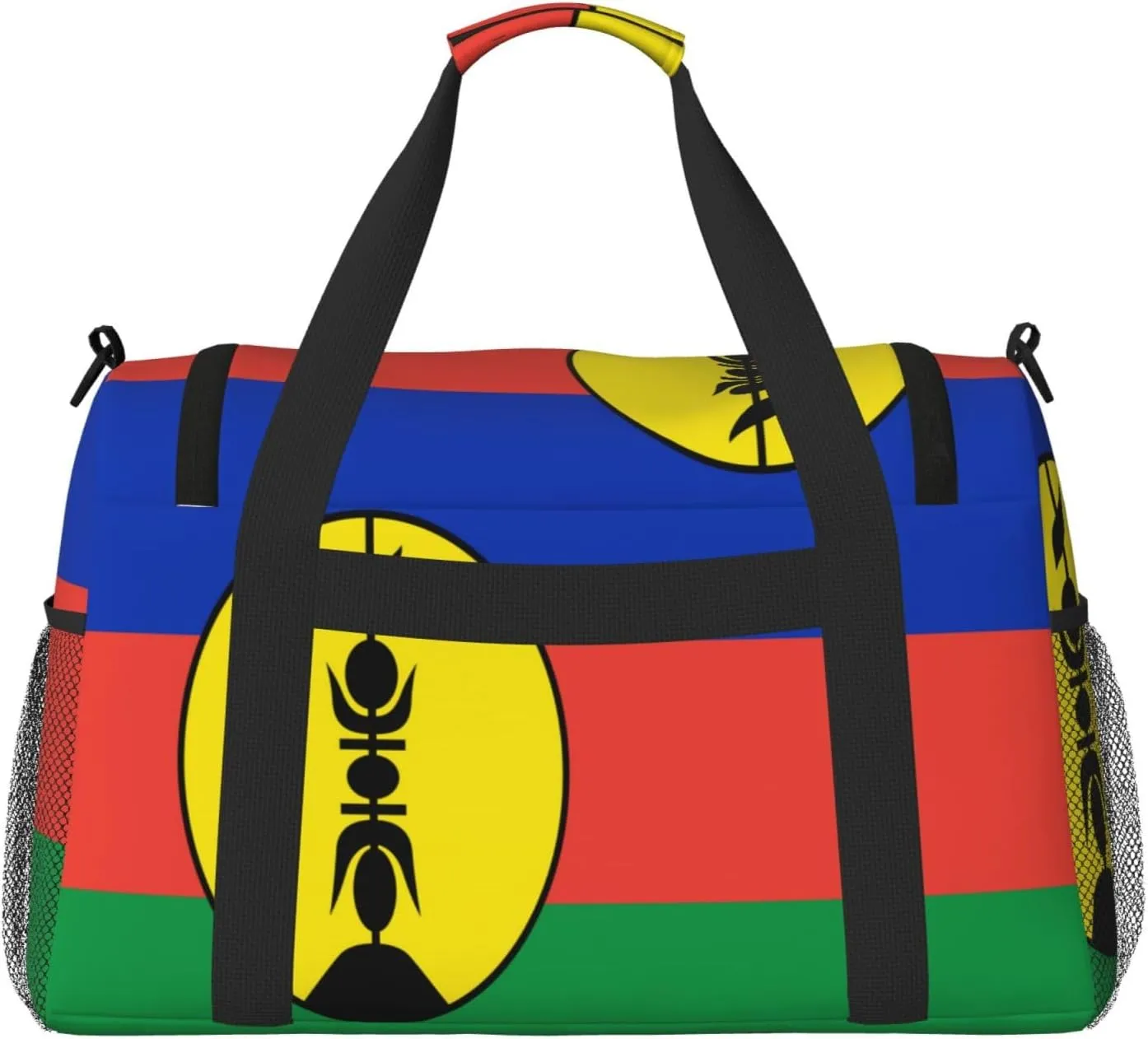 Flag Of Flnks Travel Duffel Bag Large Foldable Waterproof Overnight Bag For Beach Swim Bags Pool Sports Gym
