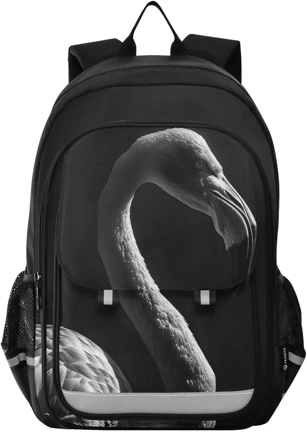Flamingo Print Backpack for Boys Middle-School Elementary Bookbags 20325129