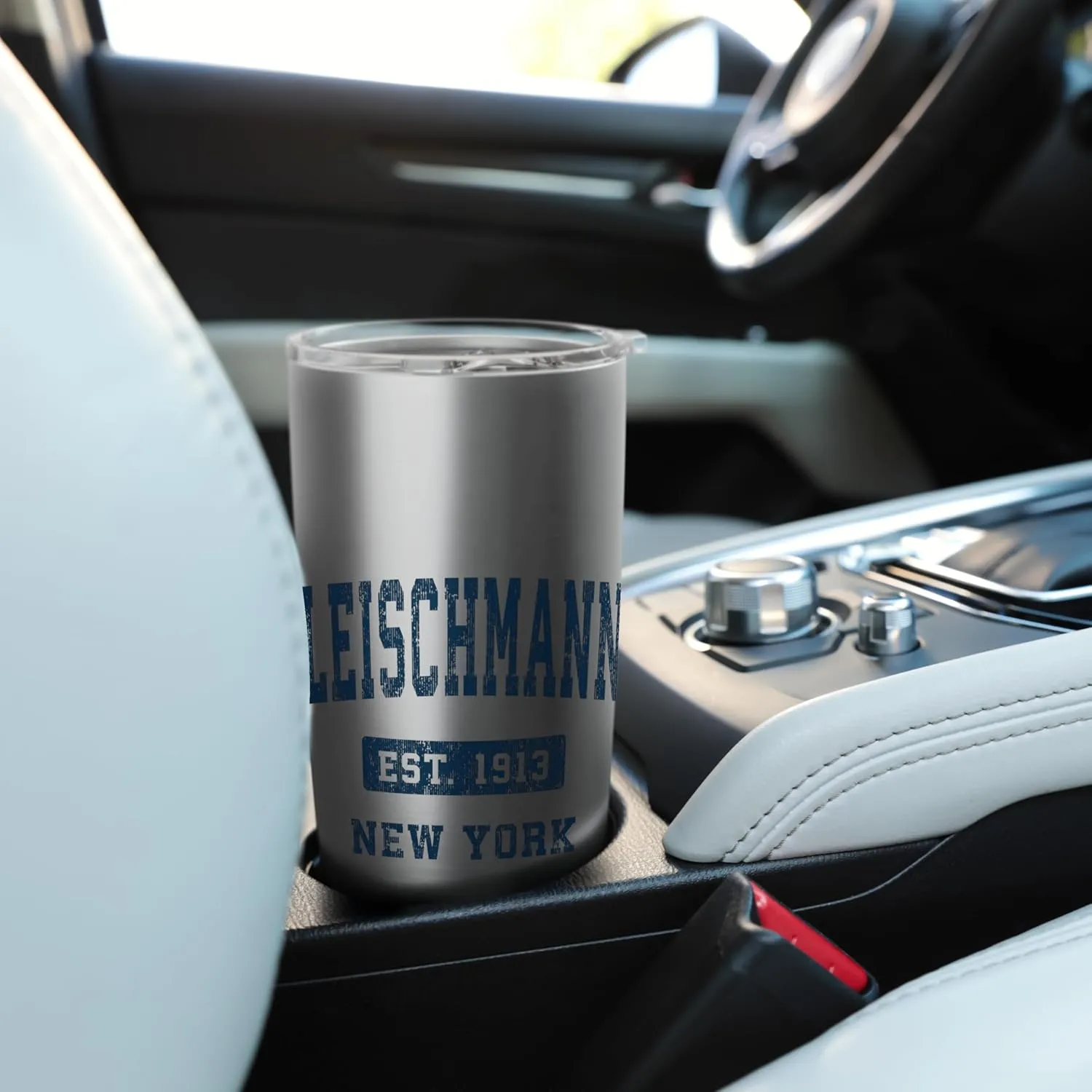 Fleischmanns New York NY Vintage Athletic Sports Design Stainless Steel Insulated Tumbler