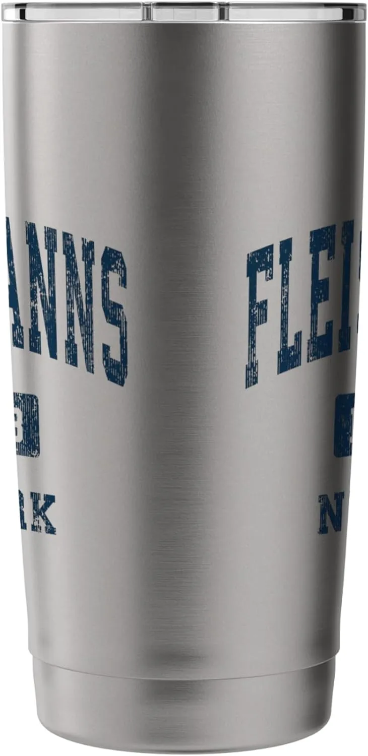 Fleischmanns New York NY Vintage Athletic Sports Design Stainless Steel Insulated Tumbler