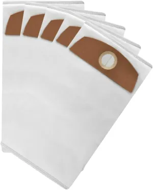 FLEX 5-Pack Wet/Dry Fleece Dust Bag, Compatible with FLEX Wet/Dry Vacuum - FT522