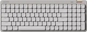 Flow Lite 100 Keys Low Profile Mechanical Keyboard, Swappable Rechargeable Wireless Keyboard with 2.4G Receiver, Bluetooth and Wired Connection for Windows, Mac/Spector Linear Switches (Marble)
