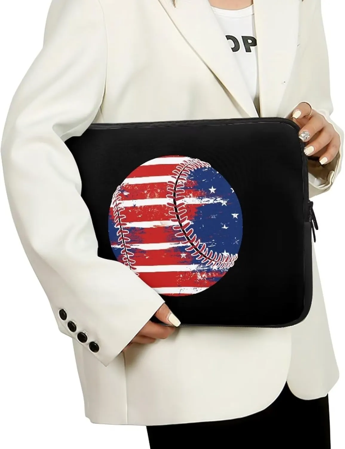 FOR U DESIGNS Laptop Bag Large Capacity Computer Tote Bag for Office Work Business Briefcase 10 Inch