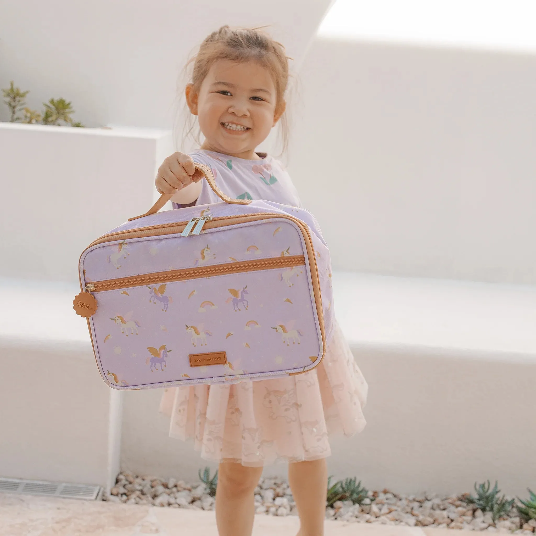 Fox & Fallow Insulated Lunch Bag - LARGE - Unicorns