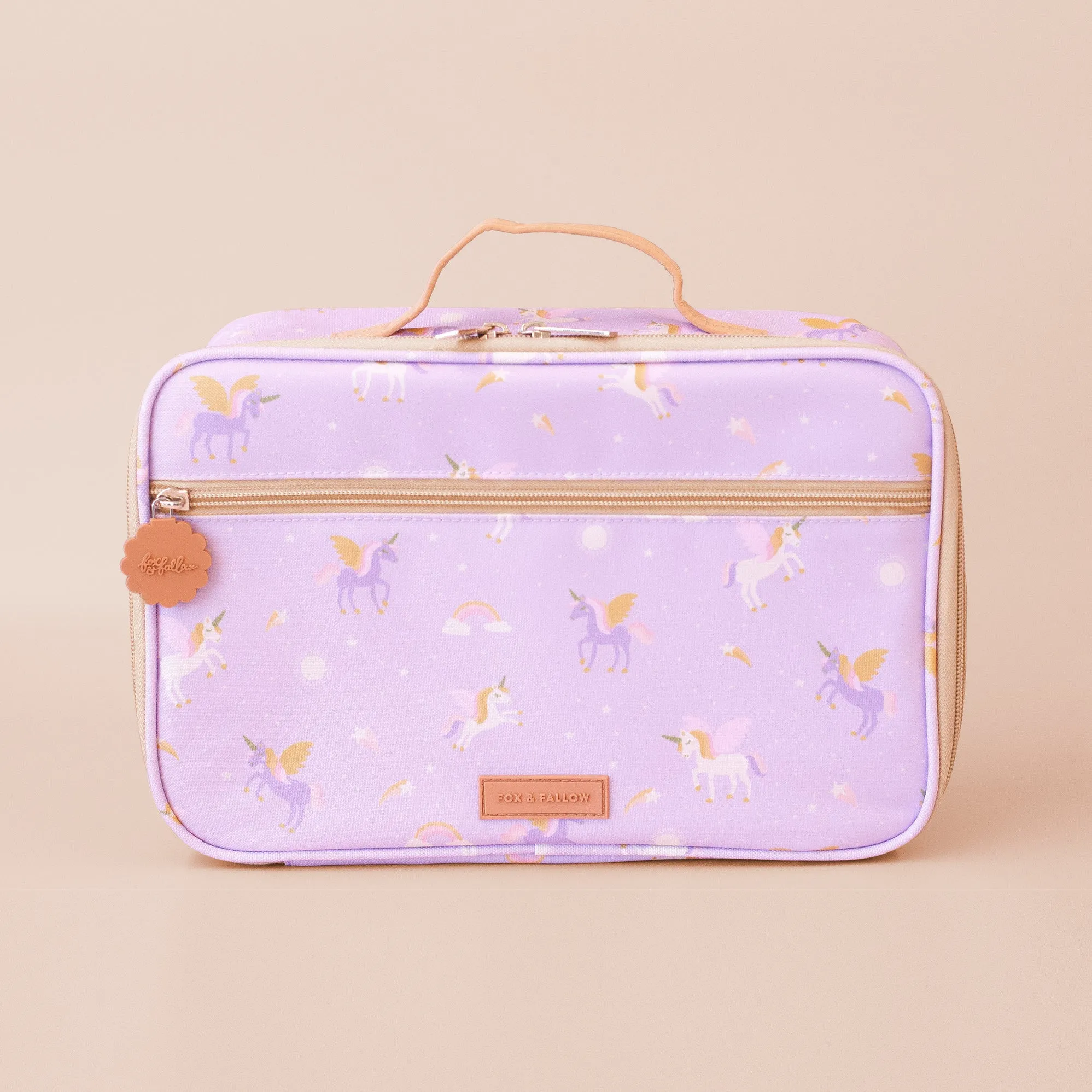 Fox & Fallow Insulated Lunch Bag - LARGE - Unicorns