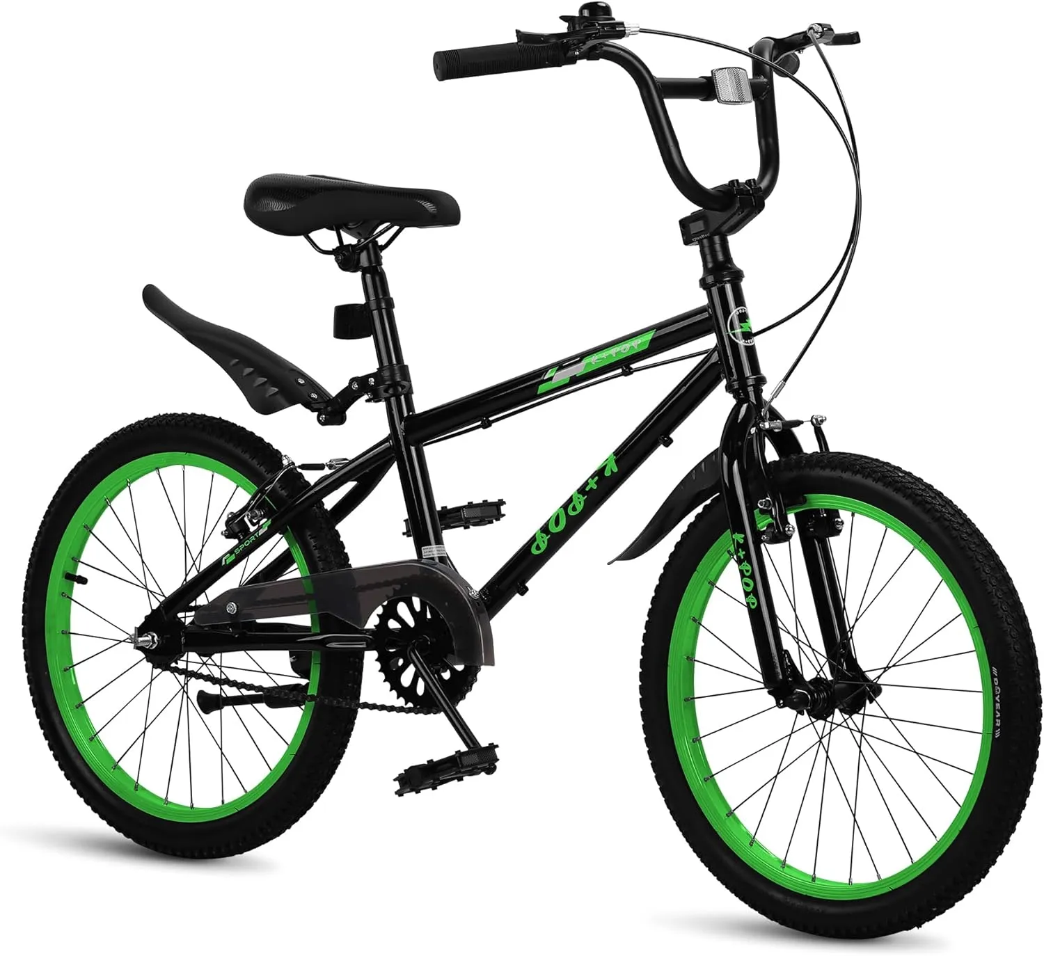 Freestyle BMX Bikes, 20/26 inch Kids Mountain Bike, Steel Frame/Adjustable Ergonomic, Single Speed Bicycles for Boys, Outdoor Cycling Bike Road Bicycle Mountain Bike, Multiple Colors