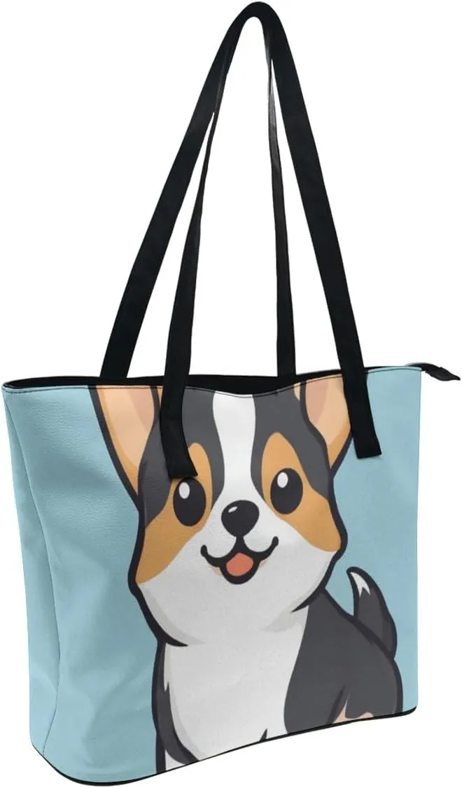 Funny Lightweight Tote Bag, Women's Large Capacity Handbag with Long Handle for Travel, Work, Shopping