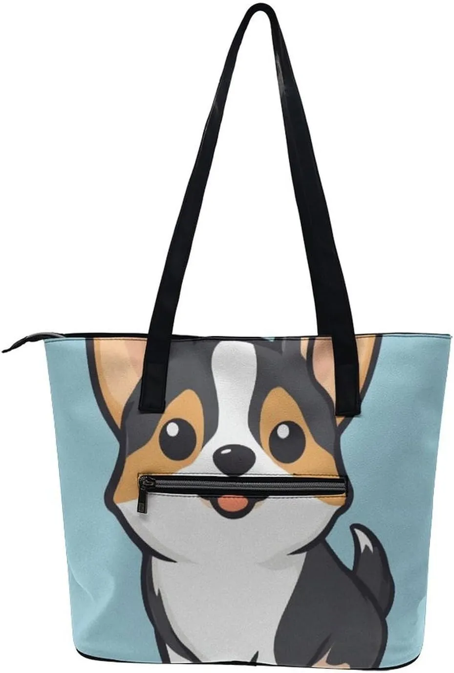 Funny Lightweight Tote Bag, Women's Large Capacity Handbag with Long Handle for Travel, Work, Shopping