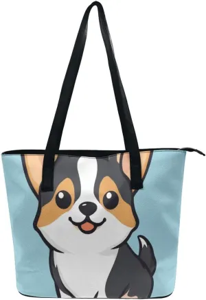 Funny Lightweight Tote Bag, Women's Large Capacity Handbag with Long Handle for Travel, Work, Shopping