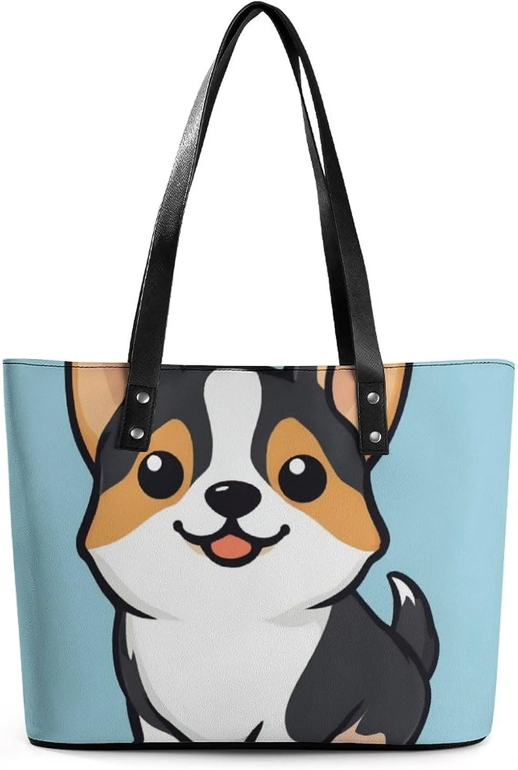 Funny Lightweight Tote Bag, Women's Large Capacity Handbag with Long Handle for Travel, Work, Shopping