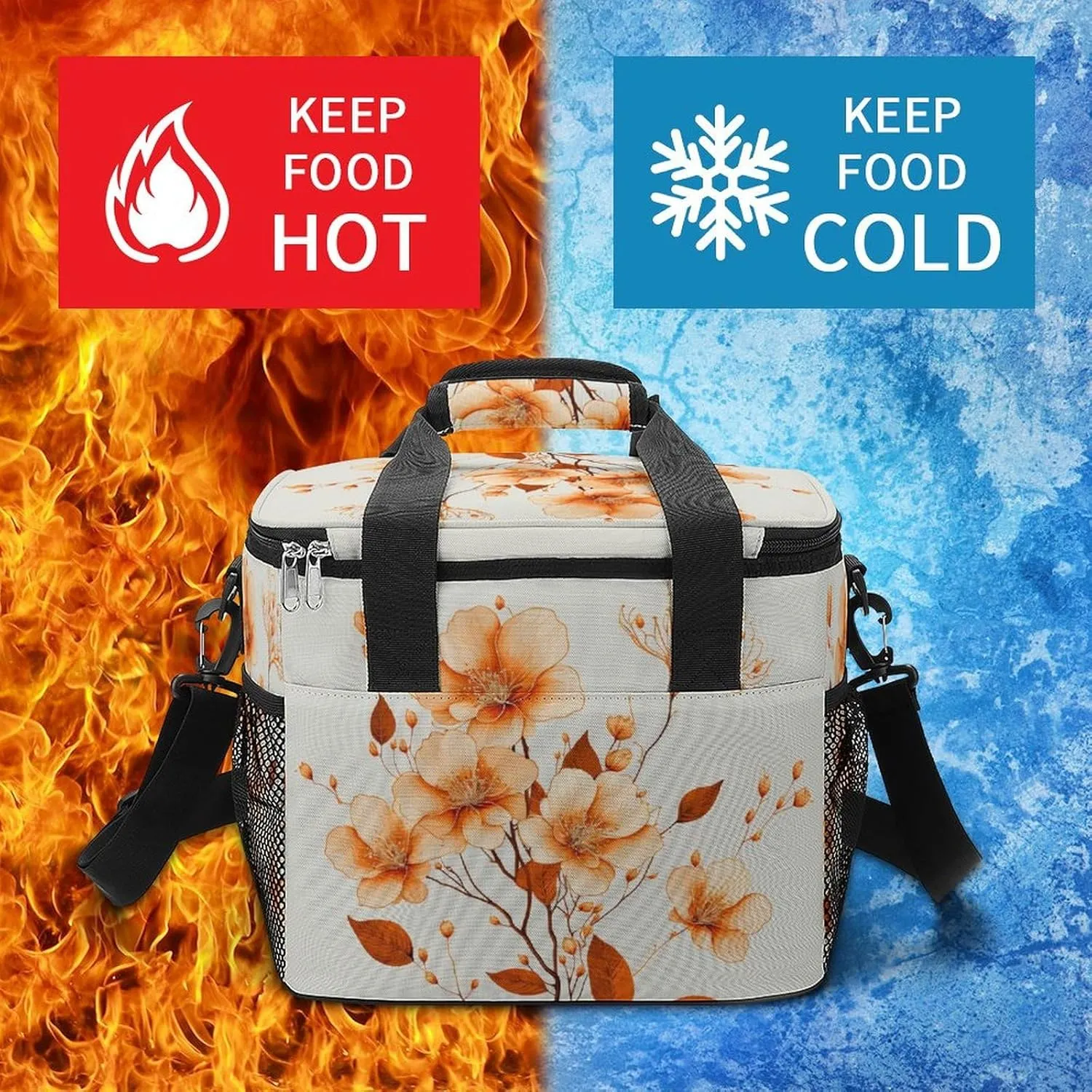 Funny Magic Basketball 22.5L Insulated Camping Coolers Bag Large Leakproof Ice Chest for Beach Travel Picnic